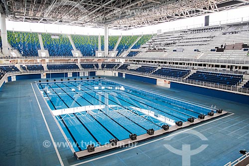  Interior do Centro Olímpico de Esportes Aquáticos - parte do Parque Olímpico Rio 2016  - Rio de Janeiro - Rio de Janeiro (RJ) - Brasil