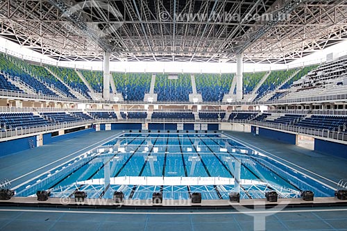  Interior do Centro Olímpico de Esportes Aquáticos - parte do Parque Olímpico Rio 2016  - Rio de Janeiro - Rio de Janeiro (RJ) - Brasil