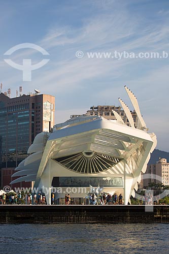  Vista do Museu do Amanhã a partir da Baía de Guanabara  - Rio de Janeiro - Rio de Janeiro (RJ) - Brasil
