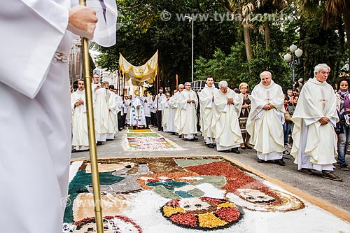  Procissão de Corpus Christi próximo à Praça XV de Novembro  - Florianópolis - Santa Catarina (SC) - Brasil