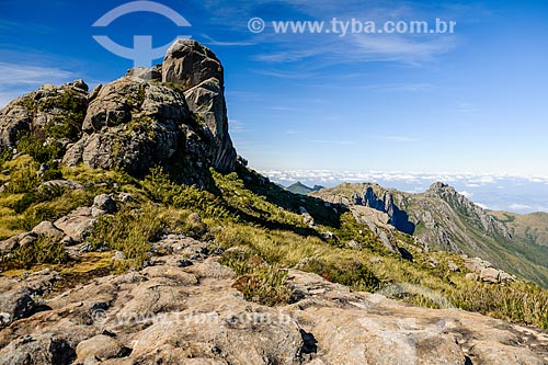  Vista geral durante a trilha do Morro do Couto no Parque Nacional de Itatiaia  - Itatiaia - Rio de Janeiro (RJ) - Brasil
