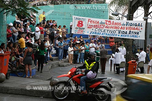  Missa na praça em comemoração aos 75 anos do Favela do Vidigal  - Rio de Janeiro - Rio de Janeiro (RJ) - Brasil