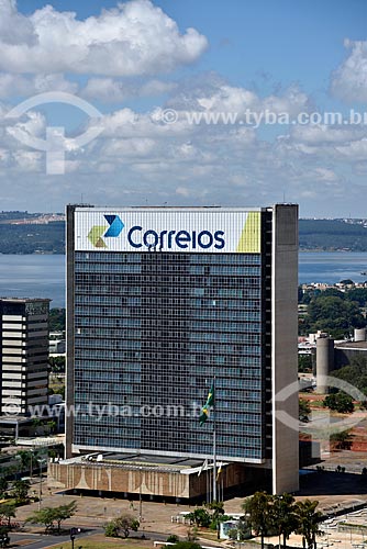  Vista do prédio dos Correios  - Brasília - Distrito Federal (DF) - Brasil