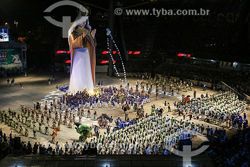  Apresentação do Boi Caprichoso durante o Festival de Folclore de Parintins no Centro Cultural e Esportivo Amazonino Mendes (1988) - também conhecido como Bumbódromo  - Parintins - Amazonas (AM) - Brasil