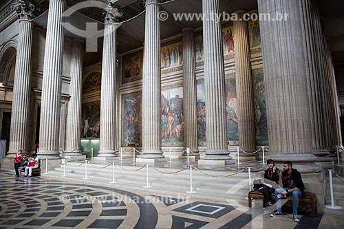  Interior do Panthéon de Paris (Panteão de Paris) - 1790  - Paris - Paris - França