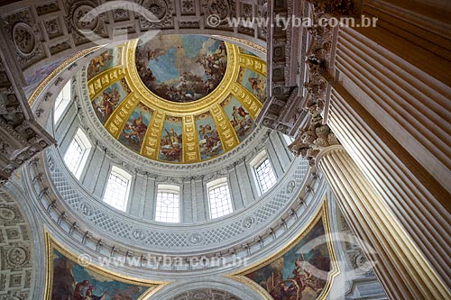  Detalhe do teto da Catedral de Saint-Louis-des-Invalides  - Paris - Paris - França