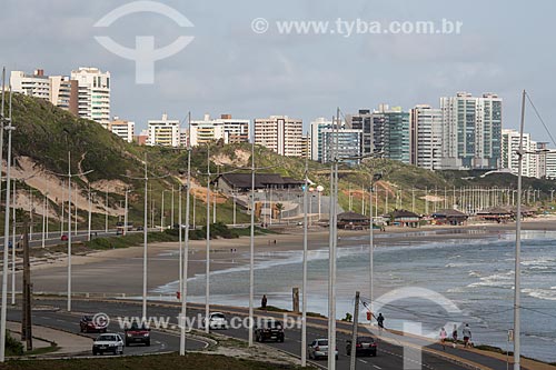  Avenida Litorânea com a Praia do Calhau ao fundo  - São Luís - Maranhão (MA) - Brasil