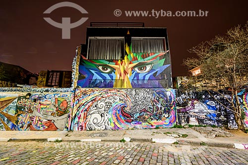  Grafites no Beco do Batman  - São Paulo - São Paulo (SP) - Brasil