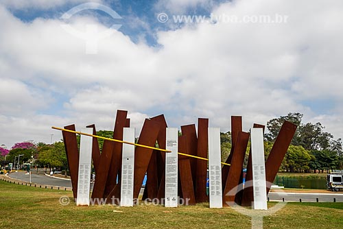  Monumento em Homenagem aos Mortos e Desaparecidos Políticos (2014) no Parque do Ibirapuera  - São Paulo - São Paulo (SP) - Brasil