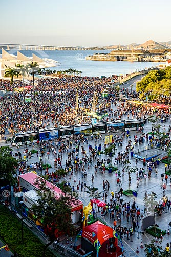  Vista da Praça Mauá durante os Jogos Olímpicos Rio 2016 - Boulevard Olímpico  - Rio de Janeiro - Rio de Janeiro (RJ) - Brasil