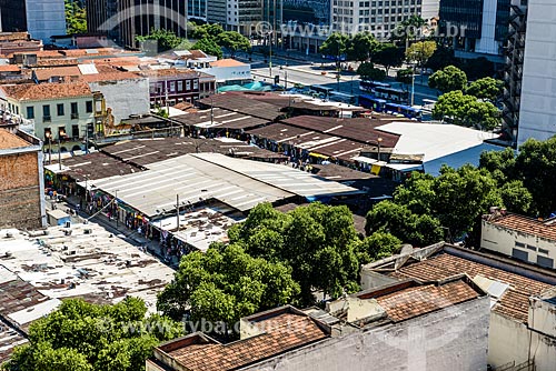  Vista de cima do Mercado Popular da Uruguaiana (1994) - mais conhecido como Camelódromo da Uruguaiana  - Rio de Janeiro - Rio de Janeiro (RJ) - Brasil