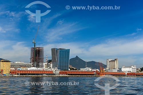  Vista do Píer Mauá a partir da Baía de Guanabara  - Rio de Janeiro - Rio de Janeiro (RJ) - Brasil