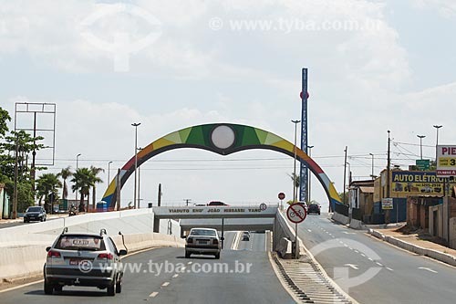  Trecho do Viaduto Engenheiro João Hissassi Yano  - Goiânia - Goiás (GO) - Brasil