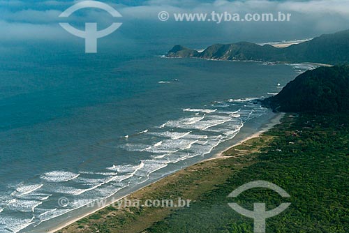  Vista aérea da Praia Grande - Ilha do Mel  - Paranaguá - Paraná (PR) - Brasil