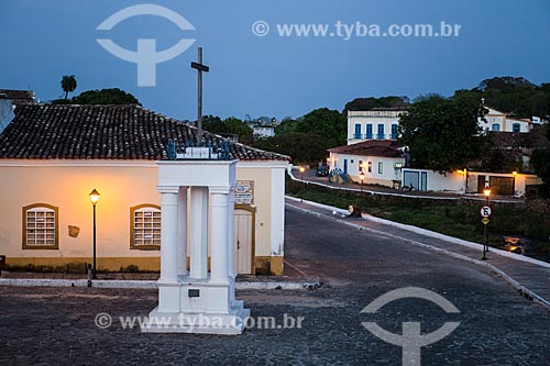  Cruz do Anhanguera - marco inicial da entrada dos Bandeirantes em território goiano - na cidade de Goiás  - Goiás - Goiás (GO) - Brasil