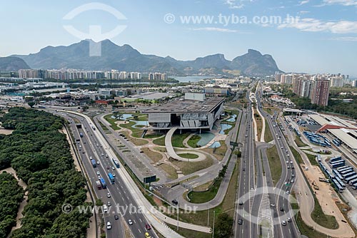  Foto aérea da Cidade das Artes - antiga Cidade da Música  - Rio de Janeiro - Rio de Janeiro (RJ) - Brasil