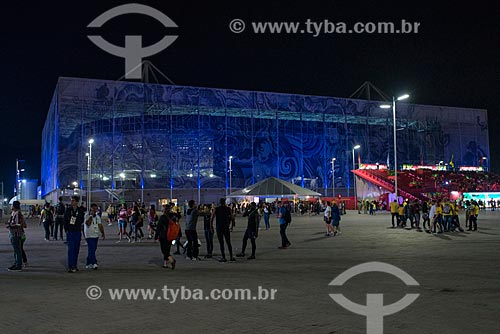  Fachada do Centro Olímpico de Esportes Aquáticos - parte do Parque Olímpico Rio 2016  - Rio de Janeiro - Rio de Janeiro (RJ) - Brasil