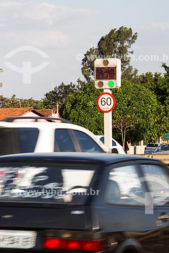  Radar para fiscalização eletrônica de velocidade na Rodovia Jayme Câmara (GO-070)  - Goiânia - Goiás (GO) - Brasil