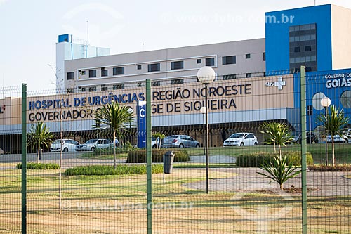  Fachada do Hospital de Urgências Governador Otávio Lage de Siqueira (HUGOL)  - Goiânia - Goiás (GO) - Brasil