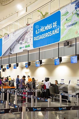  Check-in no Aeroporto Santa Genoveva  - Goiânia - Goiás (GO) - Brasil