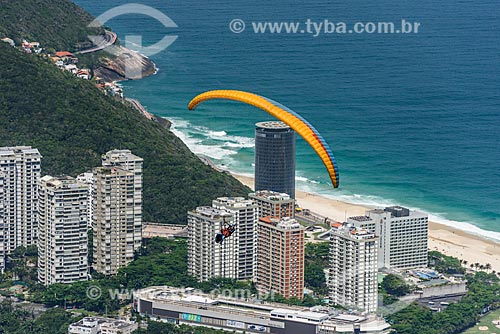  Decolagem de parapente da rampa da Pedra Bonita/Pepino  - Rio de Janeiro - Rio de Janeiro (RJ) - Brasil