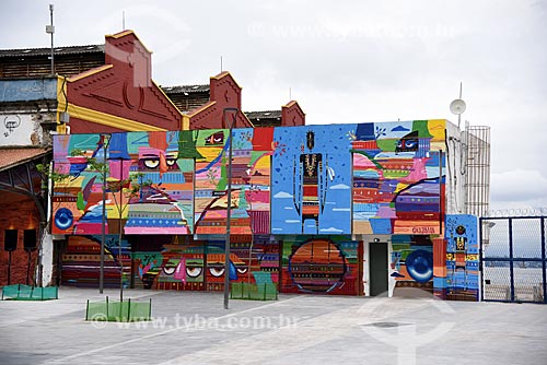  Grafite no Porto do Rio de Janeiro  - Rio de Janeiro - Rio de Janeiro (RJ) - Brasil