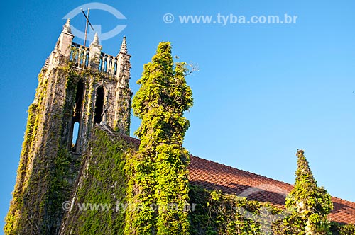  Vista da Catedral Anglicana do Redentor (1892) - também conhecida como Igreja Cabeluda  - Pelotas - Rio Grande do Sul (RS) - Brasil