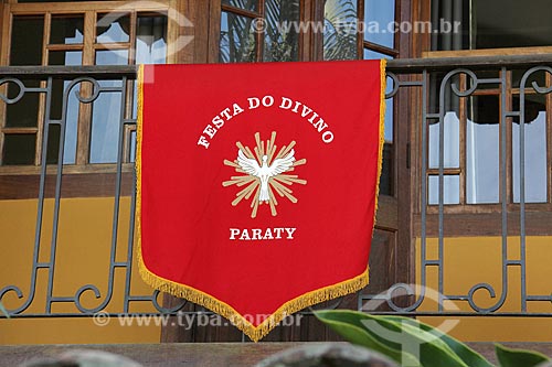  Detalhe de decoração para a Festa do Divino na cidade de Paraty  - Paraty - Rio de Janeiro (RJ) - Brasil
