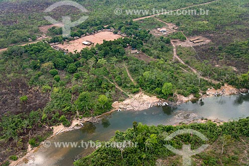  Foto aérea da aldeia Moikarakô na Terra Indígena Kayapó  - São Félix do Xingu - Pará (PA) - Brasil