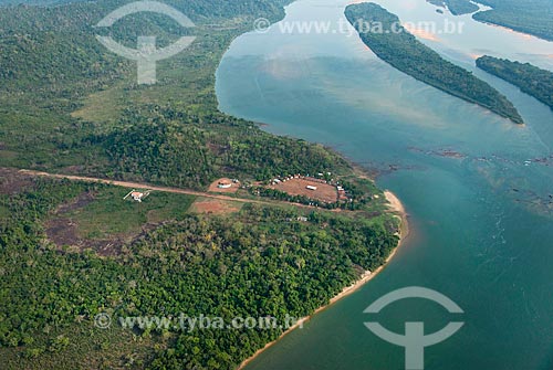  Foto aérea da Tribo Kokraimoro na Terra Indígena Mebêngôkre  - São Félix do Xingu - Pará (PA) - Brasil