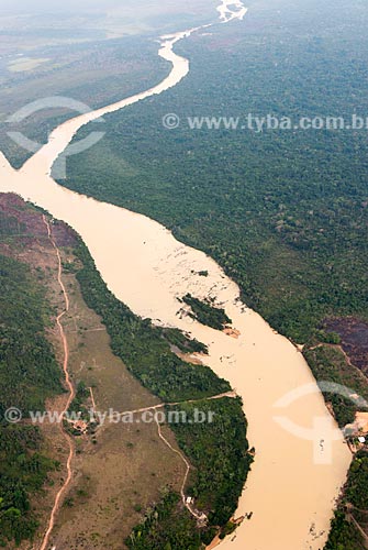  Foto aérea do Rio Fresco  - São Félix do Xingu - Pará (PA) - Brasil