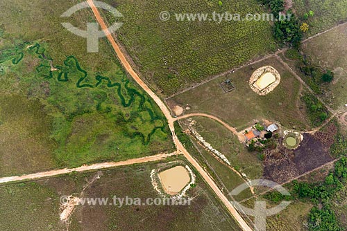  Foto aérea de fazenda na cidade de Tucumã  - Tucumã - Pará (PA) - Brasil