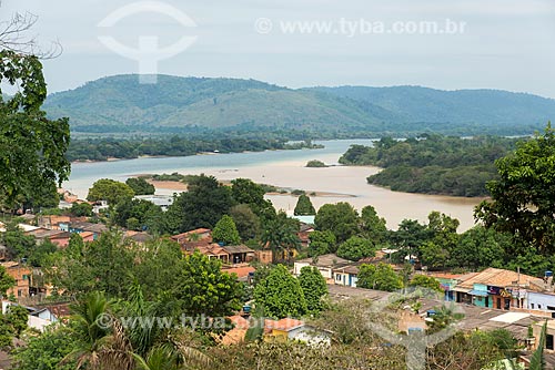  Vista geral do encontro das águas do Rio Fresco e Rio Xingu  - São Félix do Xingu - Pará (PA) - Brasil