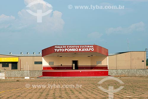 Palco da Praça de Eventos Culturais Tuto Pombo Kayapó  - Tucumã - Pará (PA) - Brasil