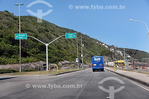  Ônibus na Avenida Niemeyer  - Rio de Janeiro - Rio de Janeiro (RJ) - Brasil