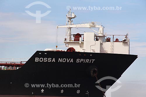  Navio petroleiro Bossa Nova Spirit na Baía de Guanabara  - Rio de Janeiro - Rio de Janeiro (RJ) - Brasil