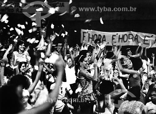 Mulheres na concha acústica da Universidade do Estado do Rio de Janeiro durante o Congresso das Mulheres Fluminenses  - Rio de Janeiro - Rio de Janeiro (RJ) - Brasil