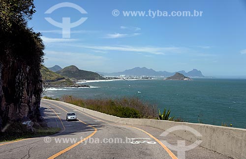  Vista da orla da cidade do Rio de Janeiro a partir da Avenida Estado da Guanabara  - Rio de Janeiro - Rio de Janeiro (RJ) - Brasil