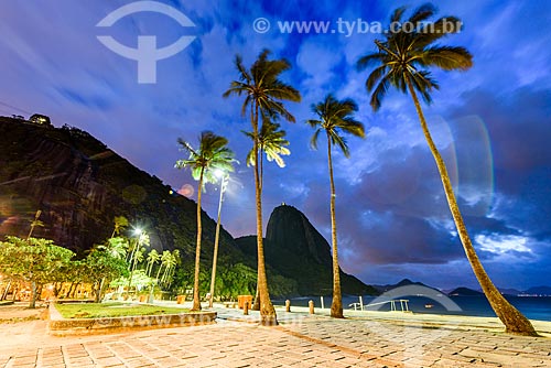  Amanhecer na Praia Vermelha com o Pão de Açúcar ao fundo  - Rio de Janeiro - Rio de Janeiro (RJ) - Brasil