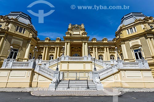 Fachada do Palácio Laranjeiras (1913) - residência oficial do governador do estado do Rio de Janeiro  - Rio de Janeiro - Rio de Janeiro (RJ) - Brasil