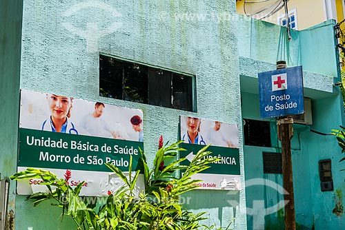  Fachada do posto de saúde no Morro de São Paulo  - Cairu - Bahia (BA) - Brasil