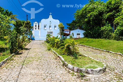  Fachada da Igreja do Divino Espírito Santo de Velha Boipeba  - Cairu - Bahia (BA) - Brasil