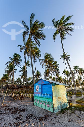  Quiosque na orla da Praia da Cueira  - Cairu - Bahia (BA) - Brasil