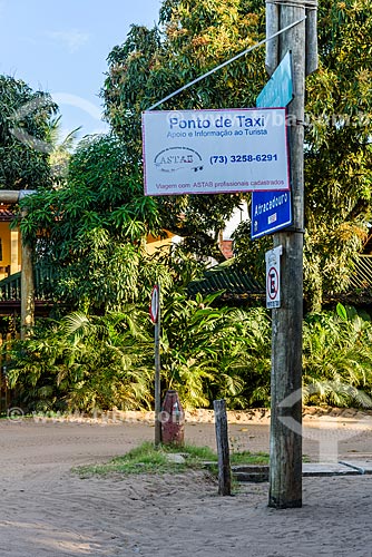  Ponto de táxi na Vila de Barra Grande  - Maraú - Bahia (BA) - Brasil