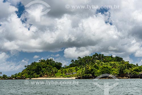  Vista da Ilha Grande de Camamu a partir da Baía de Camamu  - Camamu - Bahia (BA) - Brasil