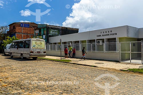  Fachada do Fórum Cível da cidade de Itacaré - Conselheiro Barros Porto  - Itacaré - Bahia (BA) - Brasil
