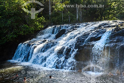  Banhista na Cachoeira do Tijuípe  - Itacaré - Bahia (BA) - Brasil