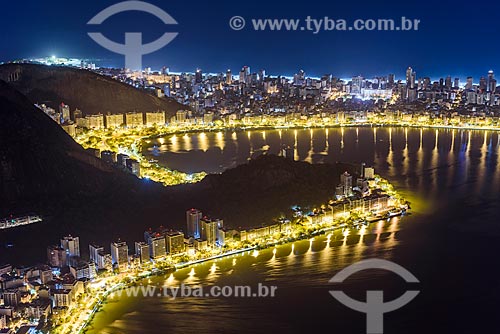  Vista da Lagoa Rodrigo de Freitas a partir do mirante do Cristo Redentor  - Rio de Janeiro - Rio de Janeiro (RJ) - Brasil