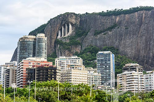  Vista dos prédios no Corte do Cantagalo  - Rio de Janeiro - Rio de Janeiro (RJ) - Brasil