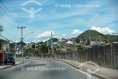  Vista da Rua Enaldo dos Santos Araújo com a ferrovia à direita  - Rio de Janeiro - Rio de Janeiro (RJ) - Brasil